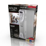 Adler ad 7808 oil-filled radiator 9 ribs 2000W