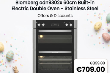 Blomberg odn9302x 60cm built in electric double oven - stainless steel | Offers & Discounts