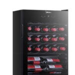 Midea - wine cooler - mdrw111fgg22 wine cooler  24 BOTTLES