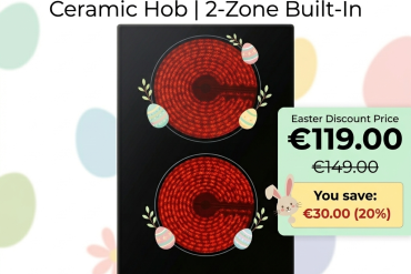 Midea MCH300D111K0 Domino Ceramic Hob | 2-Zone Built-In