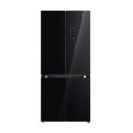 Toshiba 4-Door Refrigerator - black glass - RF610WE-PGS(22)