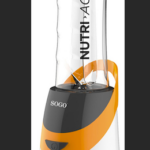 Sogo SS-5515-O - Blender 350W for Smoothies with Plastic Portable Container 600ml in Orange color,