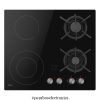 Amica pcg64102 combi ceramic and gas hob