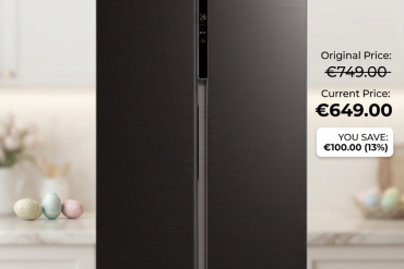 MIDEA MDRS619FIE28 Refrigerator Side by Side Jazz Black