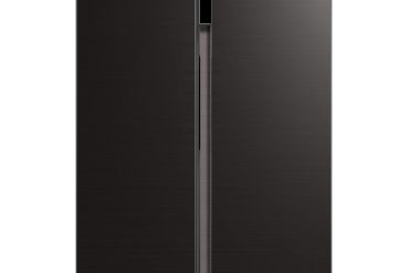 Midea - american style side-by-side fridge freezer - mdrs619fie28- jazz black