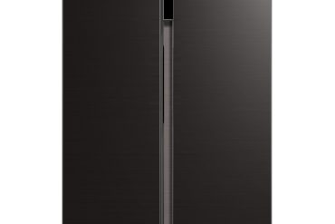 Midea - american style side-by-side fridge freezer - mdrs619fie28- jazz black