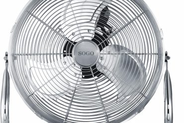 Sogo ss-21040 - floor fan, 45 cm, 110 w, silver