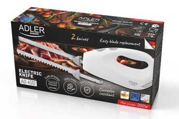Adler electric knife white
