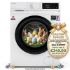 Toshiba TW-BL80A2CY(WK) 7kg Slim Washing Machine | 1200RPM