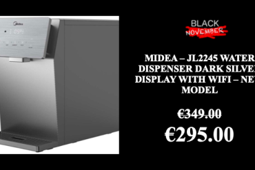 Midea - jl2245 water dispenser dark silver display with wifi new model