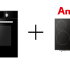 Amica - set - ceramic hobs - 4 zones - ebx 943 610 sm eek-a built-in oven