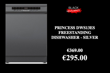 Princess freestanding dishwasher for 13 place settings w60xh85cm silver dws13es