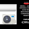 Midea - ag2eco -09nxd0-i xtreme save wall mounted air-conditioner, 9000btu