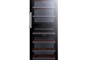 Midea MDRW562FGG22 193-Bottle Wine Cooler | Dual Zone | Black