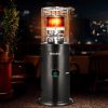 Matestar Patio Area Heater Steel Black MAT-1209A – Stylish Outdoor Heating | December Offers & Discounts