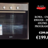 ROWA - OVEN - RW65IX - INOX - 65LTRS - 9 PROGRAMMES