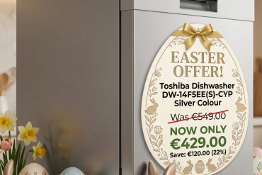 Toshiba DishWasher DW-14F5EE(S)-CYP Silver Colour