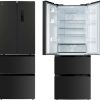 Amica fridge-freezer multi-door fy3269.6dfbx - black silver