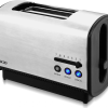 Sogo toaster inox-2 wide slots- 850w -ss-5385