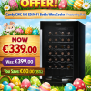 Candy CWC 150 ED/N 41-Bottle Wine Cooler | Freestanding Black