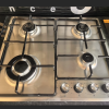 Rowa gas hobs 4 zones with wok rw 604 gas inx
