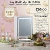 Izzy Mini Fridge 6Lt IZ-7218 – Portable Cosmetic & Skincare Fridge with Mirror