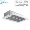 Midea hood sliding 60l03-st/st