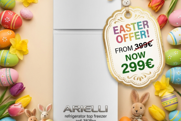 Arielli refrigerator top freezer ard-383fne